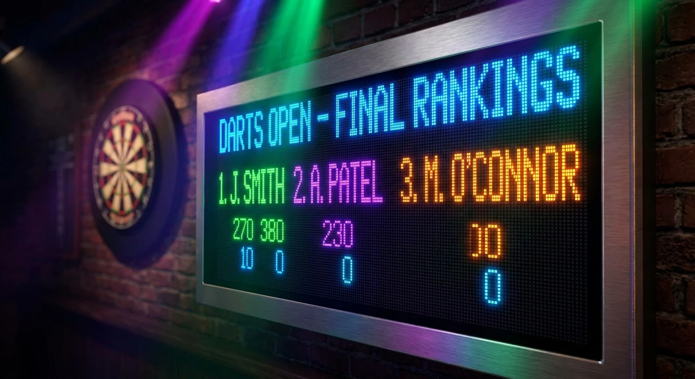 darts premier league table